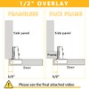 20 Pack Soft Close Cabinet Door Hinges for 1/2" Partial