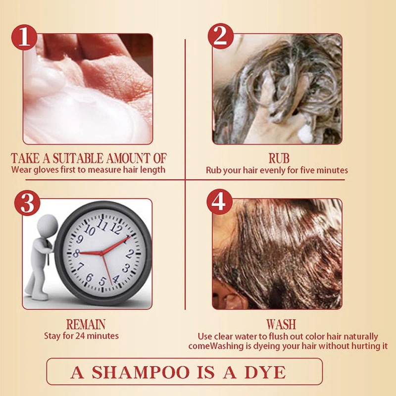 Color Dye Shampoo 6 En 1, Eterna Vida Color Dye