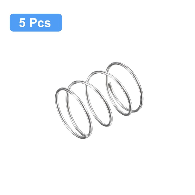 QUARKZMAN Pack of 5 Compression Spring 304 Stainless Steel Compression
