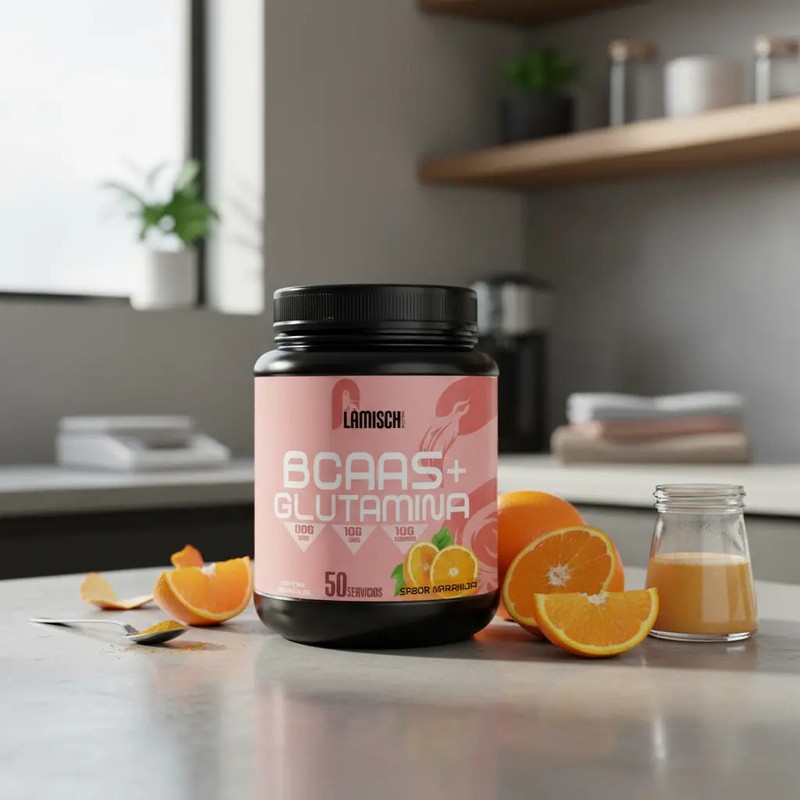Aminoácidos Bcaas Glutamina Flamish 1kg Varios Sabores