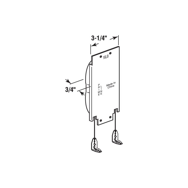 Prime-Line H 3835 16 lb. Wood Sash Balance, Steel (Single