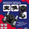 SUPGCPER EZGO Rear Wheel Hub Flange Plate, Golf Cart Rear