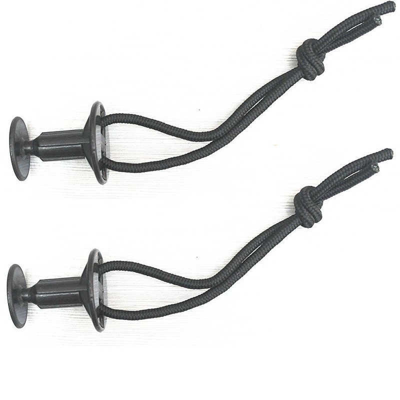 Durable Surfboard Surf Leash Plugs Attachment W/Cord Pack of 6