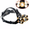 premiumwire Super Bright 5X Headlamp Rechargeable Head Light Flashlight Torch