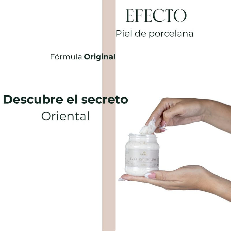 APIGREEN Jabón Exfoliante Natural de Arroz - Limpieza Profunda y