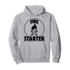 Fire Starter Tee Shirt Men Campfire Starter Pullover Hoodie