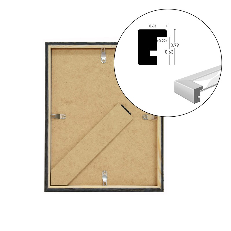 nielsen Skava Photo Frame, 13x18cm with White Mount to fit