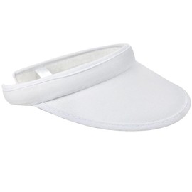 ZYWQ Sun Visor Hat Sports, Sun Visor Hats Women Men Clip On Wide Brim Visors Hat Outdoor Sports Golf Beach Travel Tennis Caps(White)