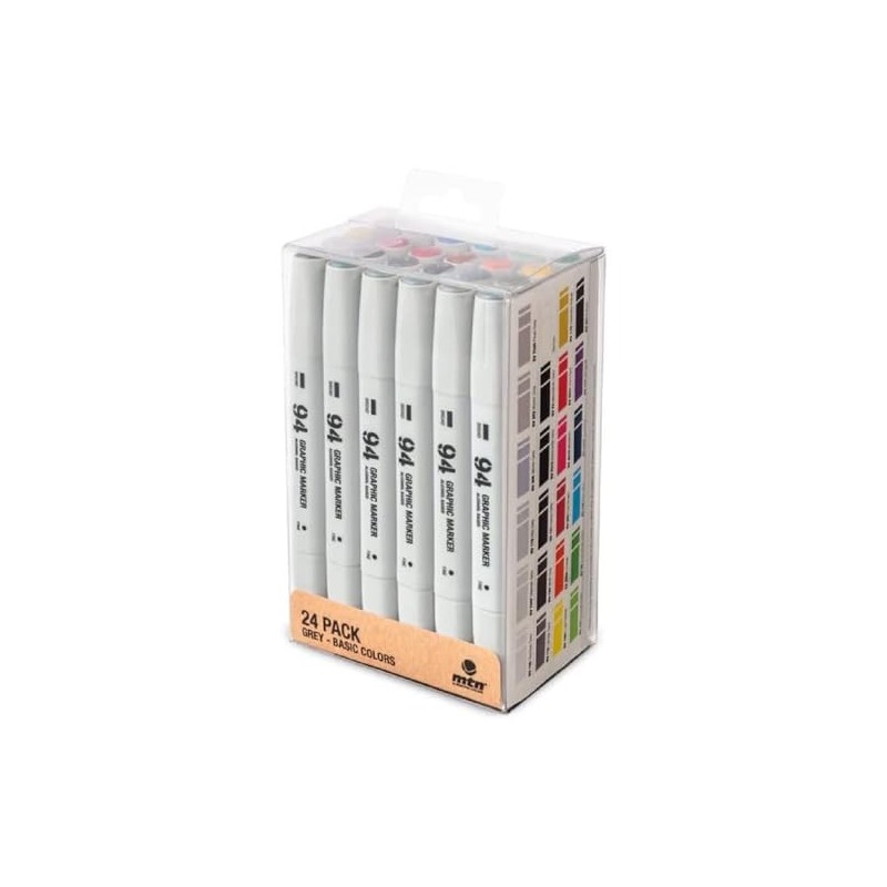 Montana Colors MTN 94 Graphics Markers Plain + Grey (Pack