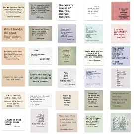 BYMUU 120 Pieces Motivational Quotes Stickers, Inspirational Stickers, Famous Words Scrapbook Stickers for Junk Journal Bullet Journal Planner