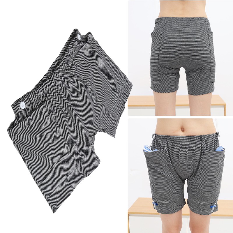 Female Urine Bag Pants Incontinence Care Double Pocket Fit 2000ml