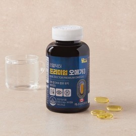 Real Doctor Premium Omega-3 180 Capsules (6-Month Supply) / Large Capacity Omega + Vitamin D / Blood Circulation Health (N4) / 리얼닥터 프리미엄 오메가3 180캡슐 (6개월분)  대용량 오메가+비타민D  혈행건강 (N4)
