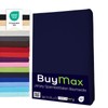 Buymax Fitted Sheet 90 x 200 cm Cotton 100% Jersey