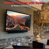 Zettum Outdoor TV Cover 75 Inch – 600D Waterproof Weatherproof