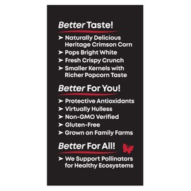 Black Jewell Gourmet Popcorn Kernels, Crimson Red, 15 Ounces (Pack of 6)