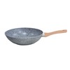 HUDSON Aluminum with Granite Nonstick Covered Wok, 11 inches