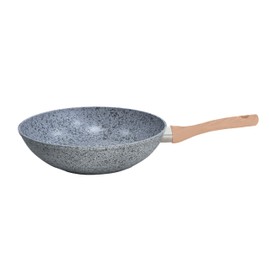 HUDSON Aluminum with Granite Nonstick Covered Wok, 11 inches
