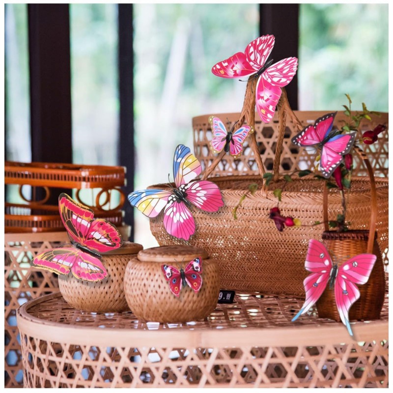 Pack of 72 3D Butterfly Wall Stickers, Decoration Wall Stickers,