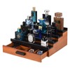 GLOKUUCA Perfume Organizer for Men, 4 Tier Wood Perfume Display