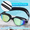 3 Pack Anti Fog UV Swim Goggles with Ear Plugs