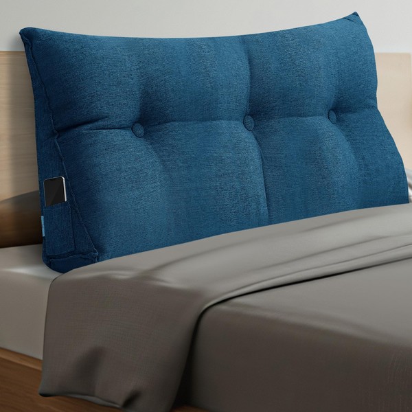 Wenqik Wedge Pillow Twin Triangular Headboard Bed Reading Backrest Back