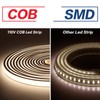 pcningled AC 110V LED Strip Lights IP65 Waterproof LED Strip