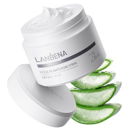 LANBENA Blackhead Remover Mask, Nose Plants Pore Strips Facial Cleanser, Peel off Mask Deep Cleansing for All Skin Types, 60 Pieces