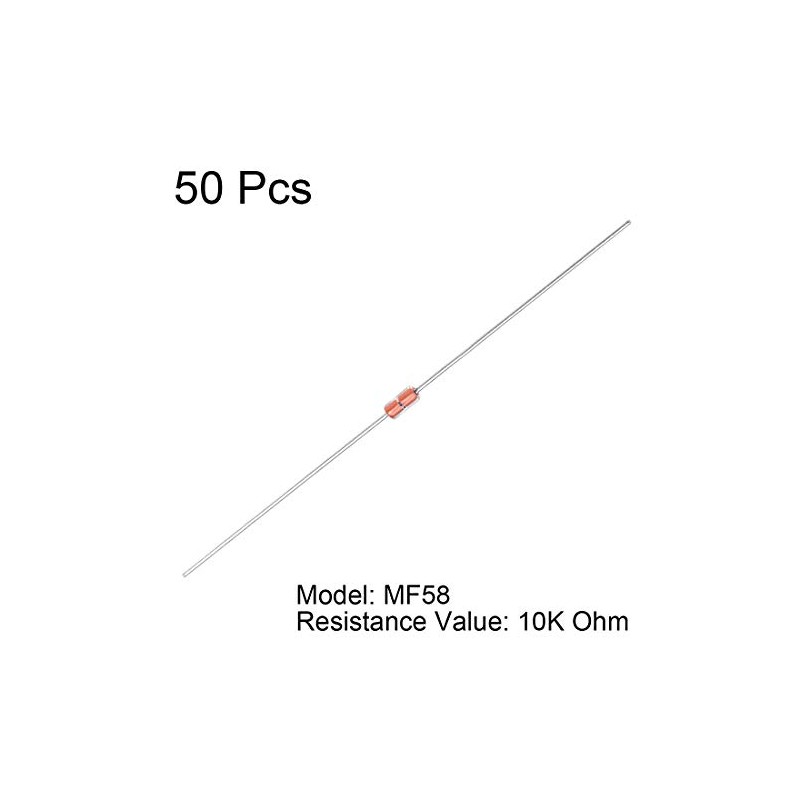 sourcing map NTC Thermistors Resistors MF58 3950B 10K Ohm Temperature