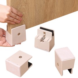 Ezprotekt Height Adjustment, Adjustable Height for Beds/Tables, Table Legs, Joints, Kotatsu, Table Stool, 2.0 inches (50 mm) Height, Set of 4, Adjustable Width, 0-37 mm (Beige)