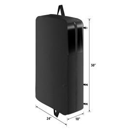 KEEGH Garment Bag Suit 127 x 60 x 25 cm Suit Bag Men's Foldable Clothes Cover Long for Moving with Carry Handle and Clear Window Breathable Travel Garment Bags for Jackets Suit Dress