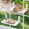 2 Pack Cat Window Perch,Cat Window Hammock Cordless Foldable Window