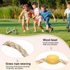 Kasoud Quoits Games Set, 8PCS Quoits Ropes Ring Toss Games,