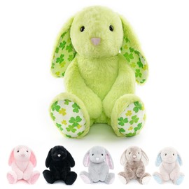 WEIGEDU Green Rabbit Bunny Stuffed Animal Plush Toy for Kids, Boys, Girls, Babies - Perfect, St. Patrick's Day Birthday, Easter, and Christmas Bedtime Gift