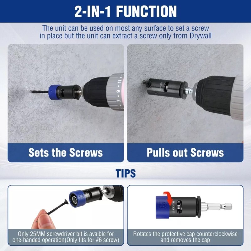 WORKPRO Drywall Screw Setter/Extract
