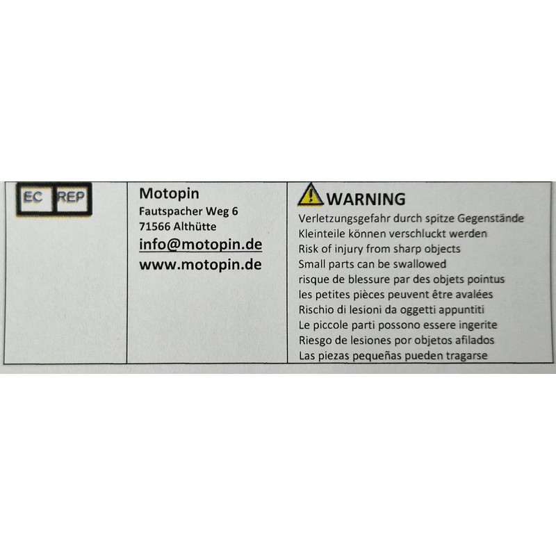 Fire Brigade Pin for MA Schlingmann L-2000, Fire Brigade Vehicle