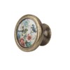 LOVIVER 10Packs Bird Flower Pattern Door Knobs Kitchen Cupboard Knobs