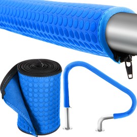 Vincreem 6 ft Pool Handrail Cover with Zippers Anti-Slip for Pool Patio Railing Covers, Made with Royal Blue Neoprene, Swimming Accessories Slip Resistant Hand Grips Rail Covers