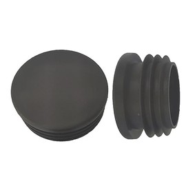 70mm Black Plastic Plugs, Black Round Tube Covers, Inner End Caps for Chairs Desks Tables Foot Furniture Pipe, 10 Pcs