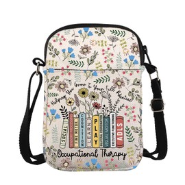 Occupational Therapist Appreciation Gift OT Cross Body Bag Occupational Therapy Messenger Bag OTA Shoulder Bag (OT CB)