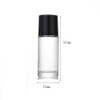 2 Pcs 50ml/1.7oz Glass Deodorant Roller Bottle Empty Roll On