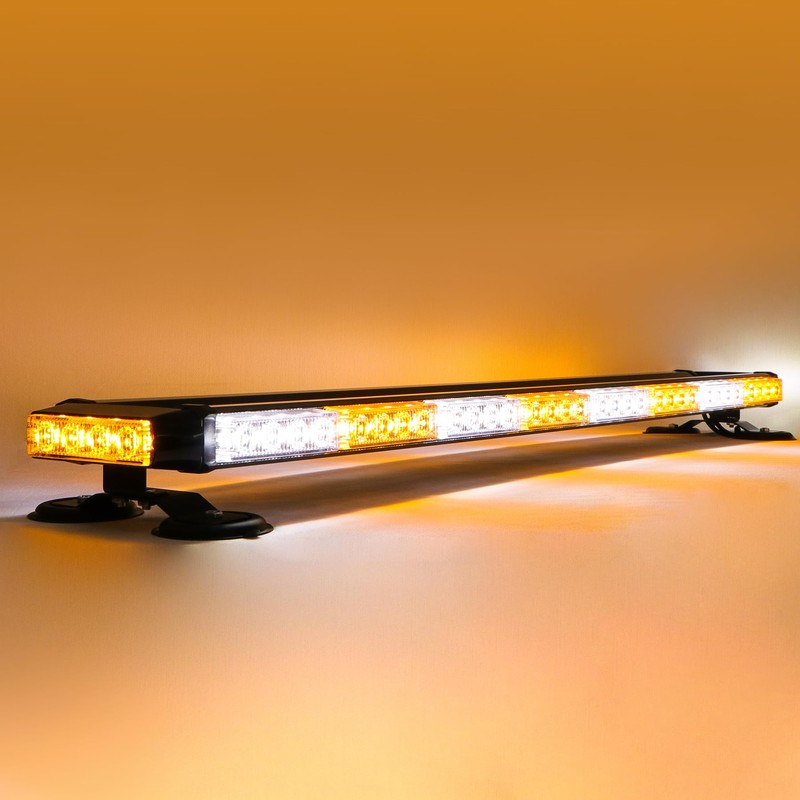 CUMART 38" Amber Yellow Rooftop Beacon Warning Emergency Flashing Snow