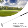 Golf Putter Club Silver Aluminum Alloy Rubber Detachable 3 Section
