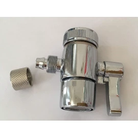 Malida Countertop filter to 3/8 inch O.D. Tubing Faucet Adapter,Kitchen Bathroom Sink Faucet Diverter Valve for Above Counter Water Filter Faucet Sprayer attachment