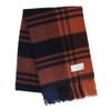 macocca Large 100% Cashmere Stole, Plaid, 78.7 x 23.6 in