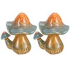 sourcing map 2 Pcs Toilet Bolt Covers, Ceramics Toilet Bolt
