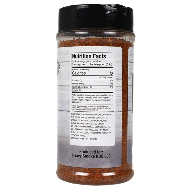 Heavy Smoke White Label Seasoning 11 oz - Championship BBQ