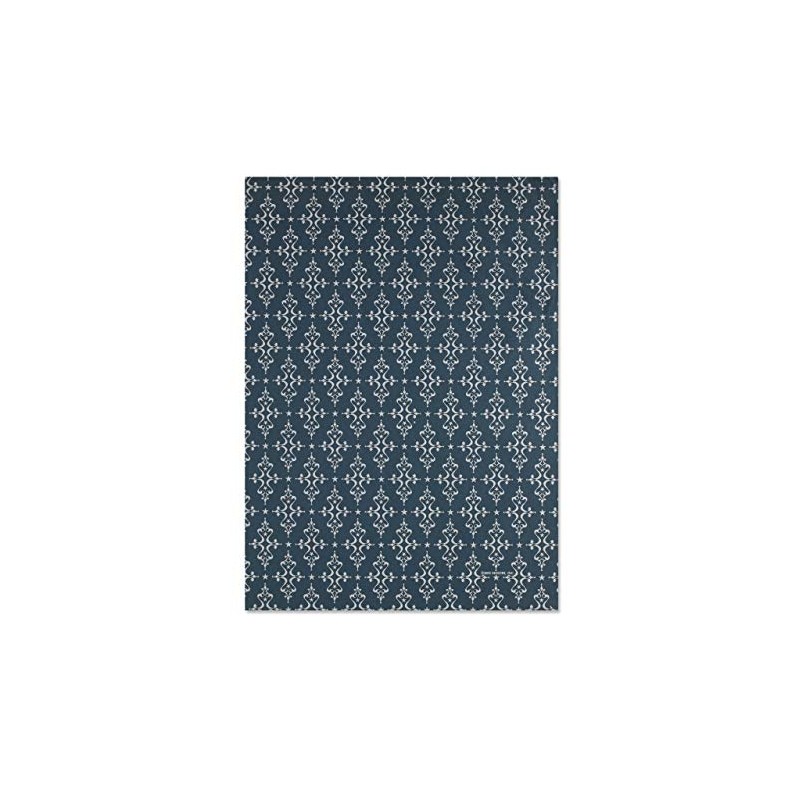 Gift Wrap - Etoile - Silver on Midnight Blue