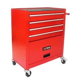 ARTMAN 4 Drawers Rolling Tool Cart Chest Tool Garage Storage Cabinet Tool Box w/ Wheels