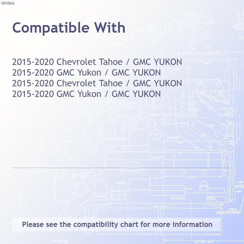 Auto Reflections 4pc Factory Style Side Molding for Chevy Tahoe