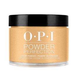 OPI Powder Perfection Penny Loafer Lane | Opaque Dark Yellow Marigold Crème Nail Dipping Powder | Acrylic Alternative | 1.5 oz